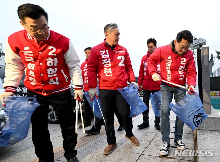 '선거운동 시작' <b>국힘 광주시당</b> 후보들