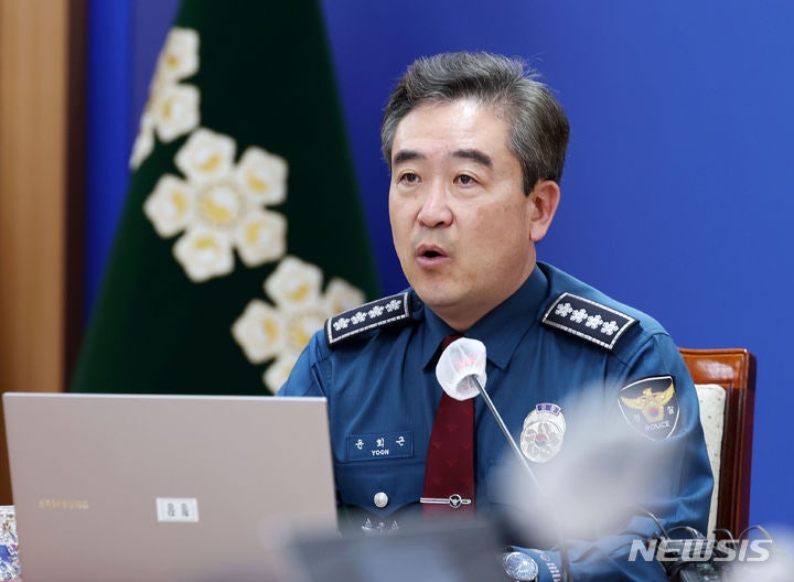 경찰청장 "유튜버 <b>투표소</b> 난입 예방…<b>불법</b>카메라 점검"