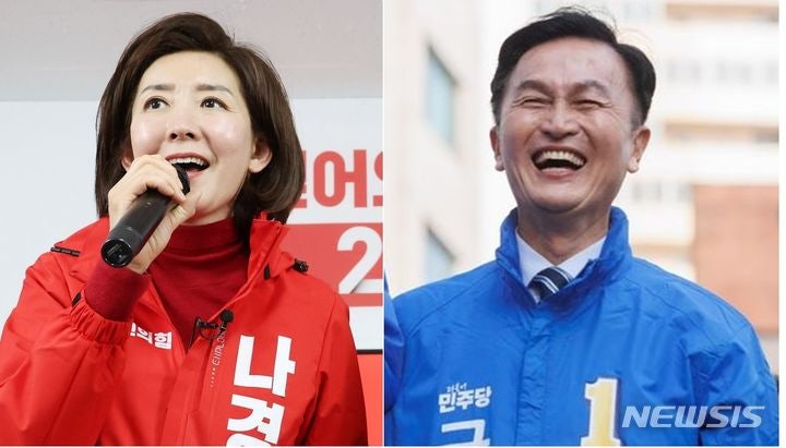 [출구조사]서울 동작을 류삼영 52.3% <b>나경원</b> 47.7% '경합'