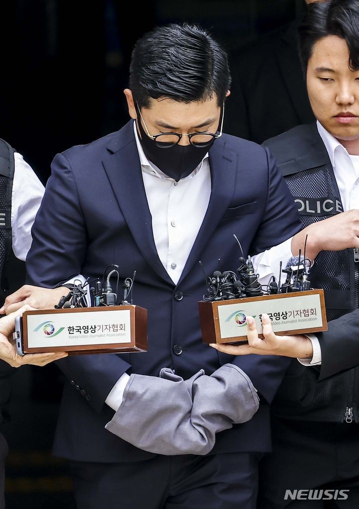 영장심사 마친 <b>이광득 대표</b>