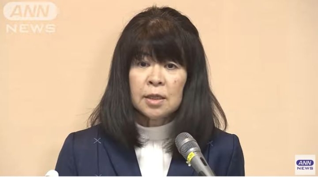 [서울=뉴시스]일본 정부는 28일 각의(국무회의)에서 새 검찰총장으로 우네모토 나오미(畝本直美·61) 도쿄(東京)고등검찰청 검사장을 기용하는 인사를 결정했다. 첫 여성 검찰총장이 탄생했다.사진은 아사히뉴스네트워크(A