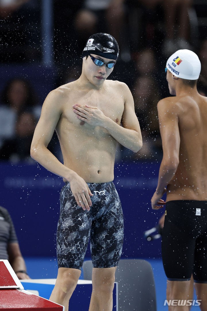 자유형 100m 예선도 뛰는 <b>황선우</b>, <b>계영</b> 800m 예선 건너뛴다[파리 2024]