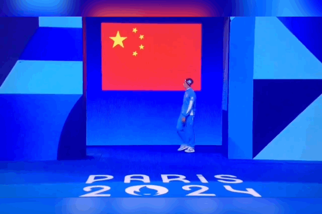 또, 또 실수…아르헨 <b>선수</b> 당황케 만든 중국 <b>국기</b>[파리 2024]