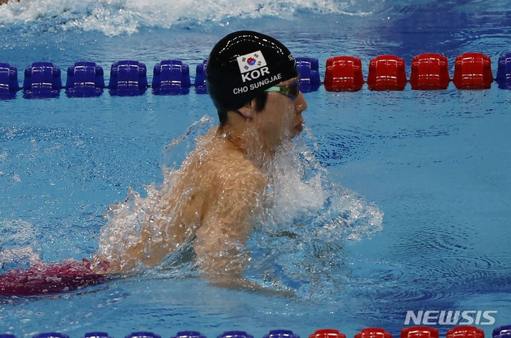 <b>조성재</b>, 남자 평영 200m 결승행 좌절…<b>준결승</b> 전체 12위[파리2024]