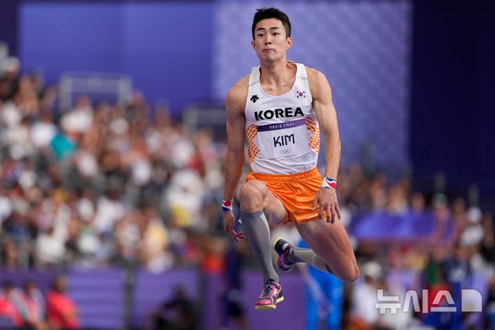 육상 김장우, 남자 세단뛰기 결선 진출 무산[<b>파리</b> 2024]