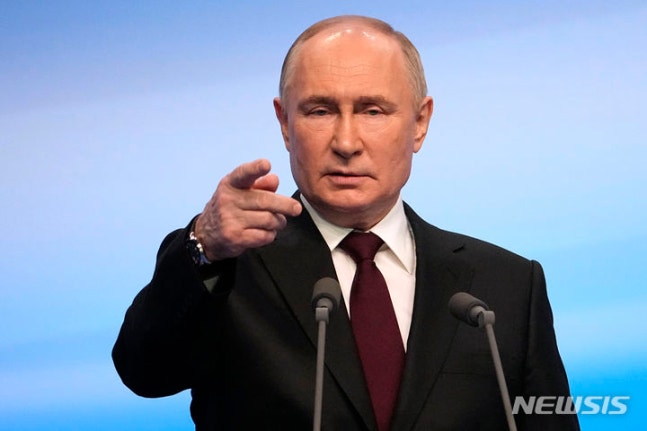 [Moscow=AP/Newsis] Russian President Vladimir Putin. (Sijin=NewsisDB) August 14, 2024.