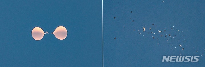 북한, <b>쓰레기풍선</b> 오늘 오전 또 부양…이틀 연속 <b>살포</b>