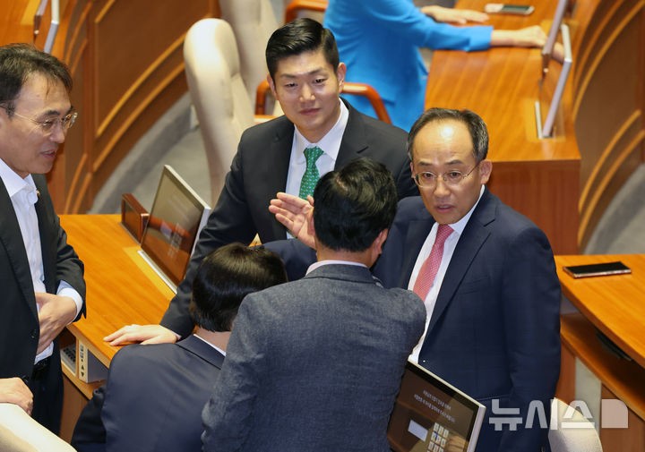 추경호, 우의장 19일 <b>특검법</b> 처리 제안에 "기존 합의대로 26일 본회의때...