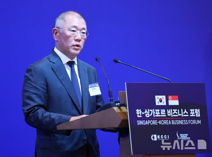 이재용·정의선 등 총출동…'한·<b>싱가포르</b> 비즈니스 포럼'