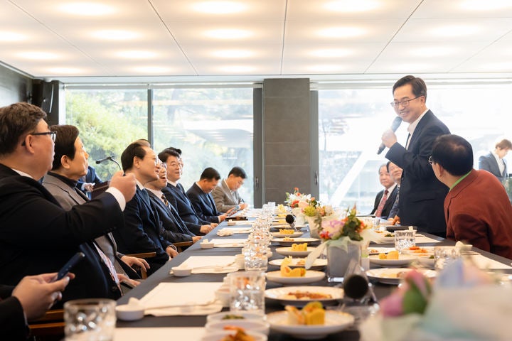 <b>김동연</b>, <b>경기도기독교</b>총연합회 초청 간담회 개최