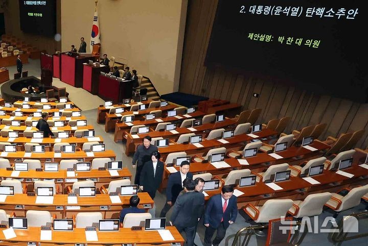 국힘 중진의원, 우원식 항의방문…"<b>탄핵안</b> <b>상정</b>, <b>토요일</b> 피해달라"
