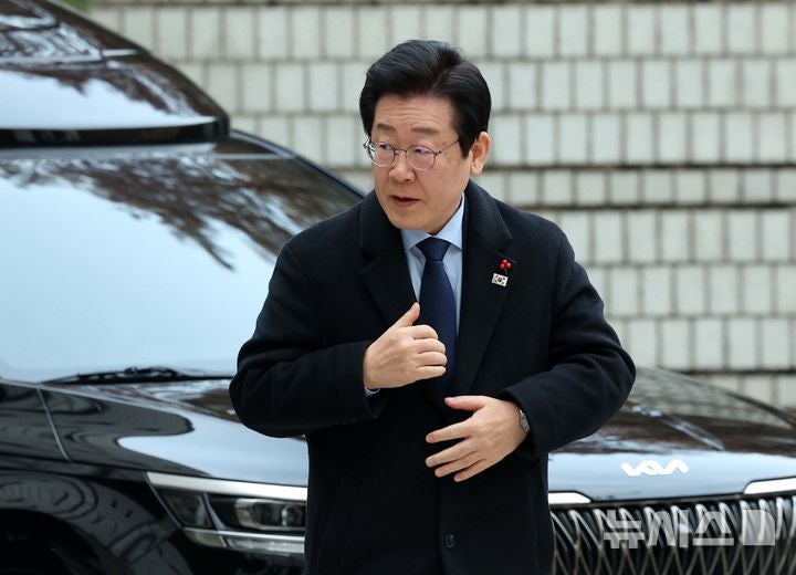 공판 <b>출석</b>하는 <b>이재명</b> 더불어민주당 <b>대표</b>