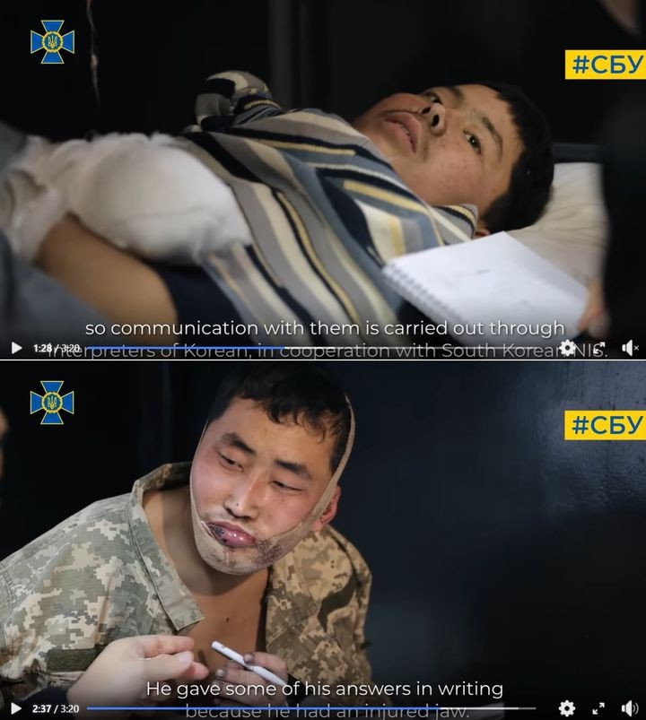<b>젤렌스키</b> "러 쿠르스크서 <b>북한군</b> 2명 생포"…당국 영상 공개(종합)