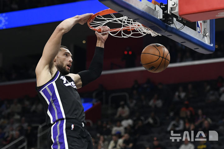 NBA 새크라멘토, 디트로이트 꺾고 3연승 질주…라빈 43점 맹활약