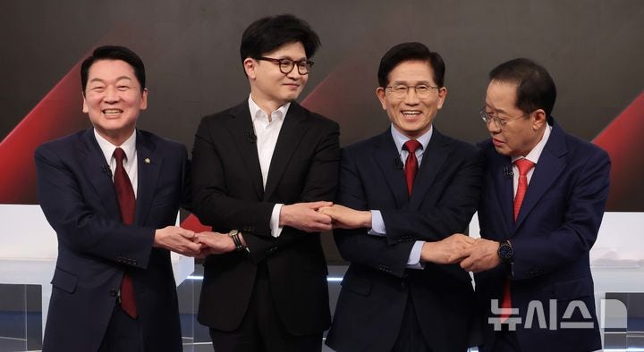 한 대행 차출론 언짢냐…김문수 X <b>안철수</b> O <b>한동훈</b> X <b>홍준표</b> X