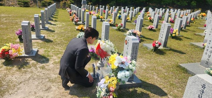 <b>김용태</b> "국힘, <b>채상병 수사 외압</b> 의혹 밝힐 것…尹정부 일 사과드려"