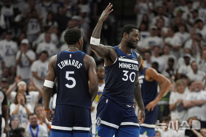 NBA 미네소타, 골든스테이트 꺾고 2연속 서부 <b>결승행</b>