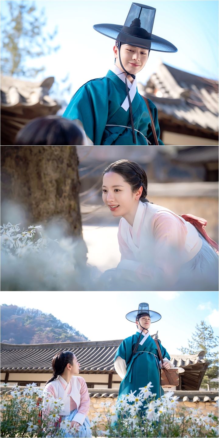 육성재김지연, 입맞춤 후 영락없는 연인 포스…'<b>귀궁</b>'