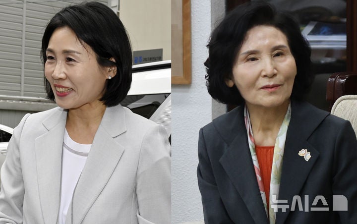 조용한 내조 이어가는 김혜경-<b>설난영 여사</b> [뉴시스Pic]
