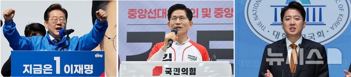 이재명 51.7% 김문수 39.3%…李, 12.4%p차 1위[방송3사 <b>출구조사</b>]