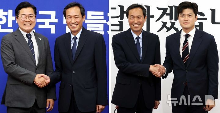 우상호 정무수석, 조국혁신당·개혁신당·진보당 예방…이틀째 국회 소...