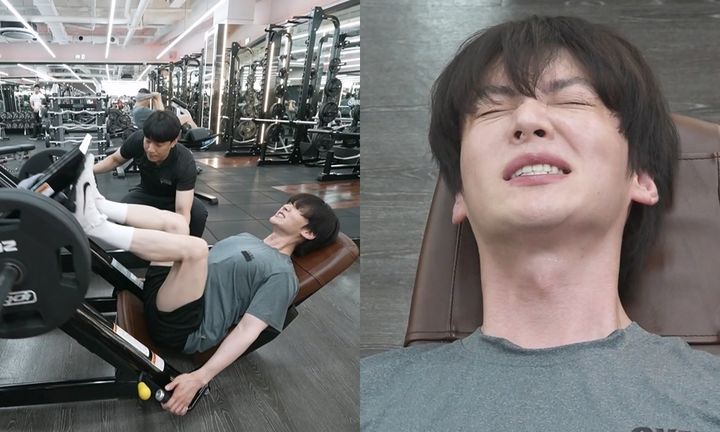 레그프레스 120 <b>벌크업</b> <b>안재현</b> "건강해지고 싶어"