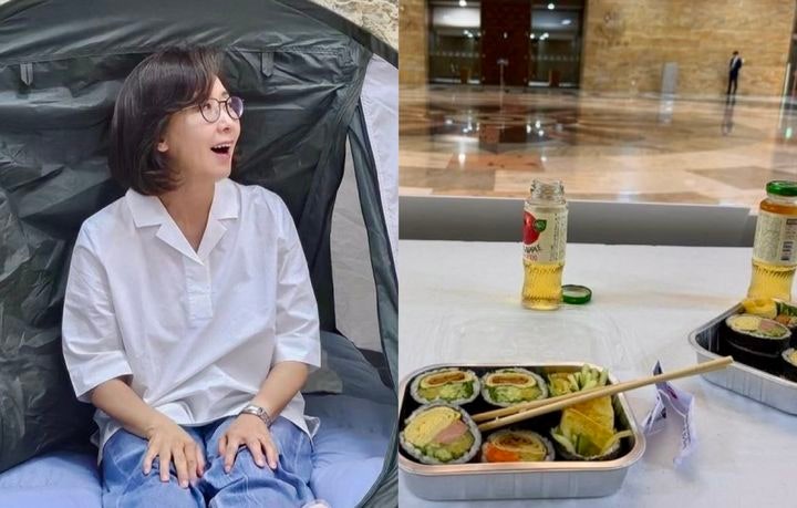 <b>나경원</b> '피서 <b>농성</b>' 당내서도 쓴소리…"보여주기식 정치 한심"