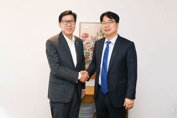 <b>박형준</b> 시장-<b>이재성</b> 與시당위원장 오찬…<b>해수부</b> 부산 <b>이전</b> 등 협력