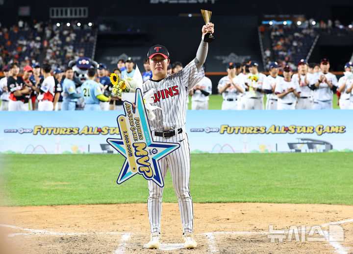 <b>퓨처스 올스타전 MVP</b> 차지한 북부올스타 손용준