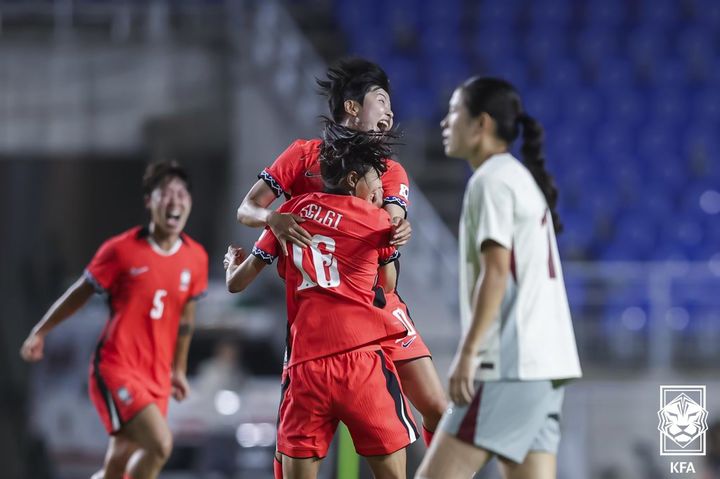 한국 여자축구, 대만전 승리 시 우승 확정
