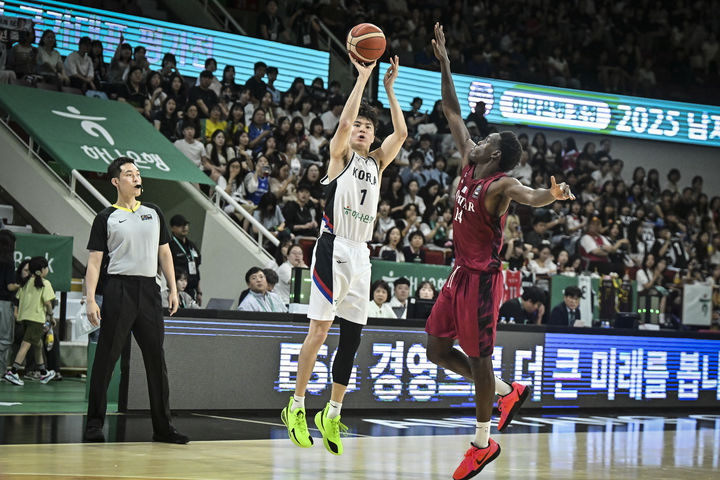 한국 남자<b>농구</b>, 일본 이어 카타르까지 잡고 '<b>평가전</b> 3연승'