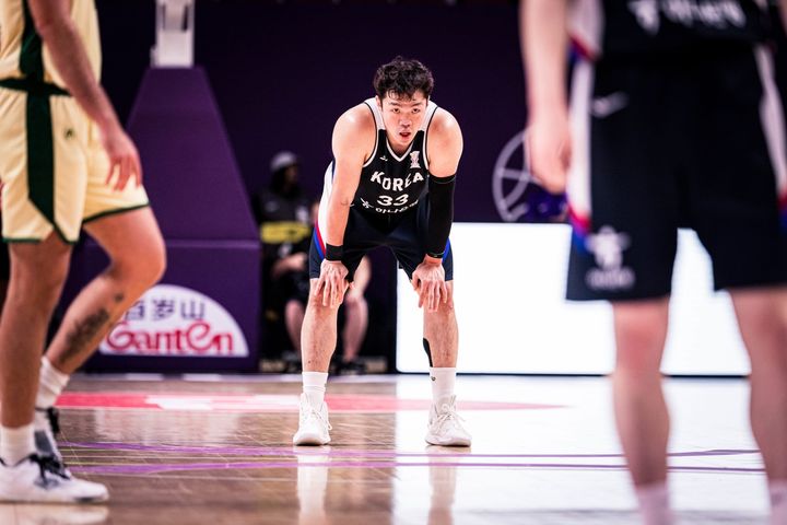 '안준호호' 남자<b>농구</b>, <b>아시아컵</b> 첫 경기서 호주에 61-97 완패