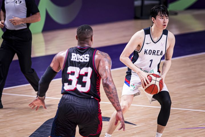 한국 남자농구, 괌에 99-66 완승…<b>아시아컵 8강</b> 진출 성공
