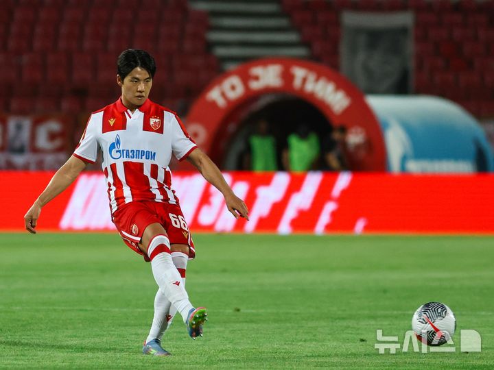 '<b>설영우</b> 풀타임' <b>즈베즈다</b>, UCL PO 1차전서 <b>파포스</b>에 1-2 패배