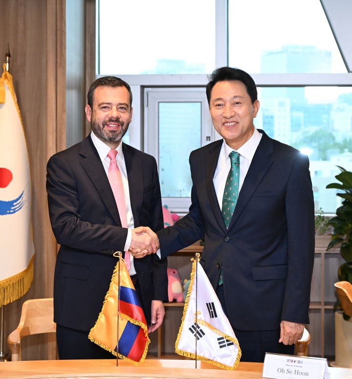 <b>오세훈</b>, 카를로스 페르난도 갈란 콜롬비아 보고타 <b>시장</b> 면담