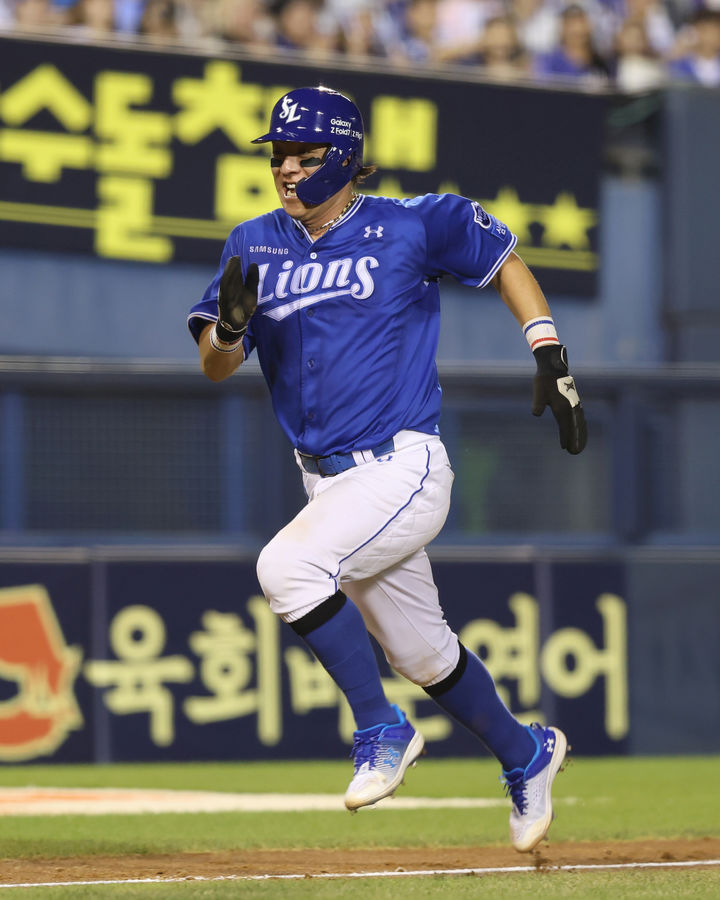 삼성 <b>강민호</b> 역대 최고령 <b>1000득점</b>, 이종범 기록 경신