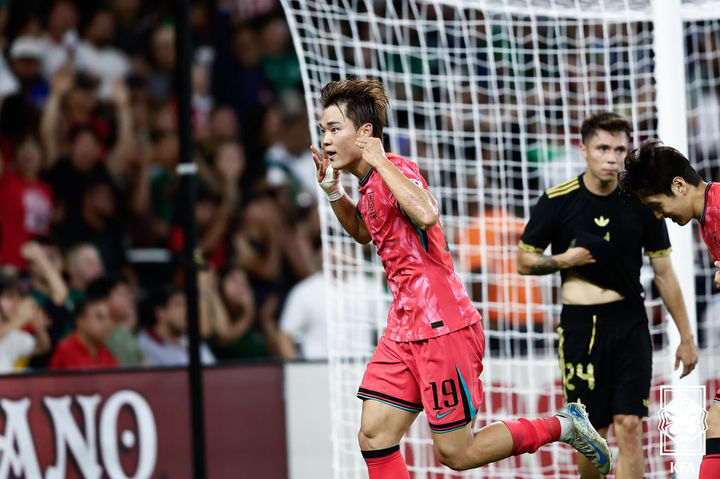 골 넣은 <b>오현규</b>