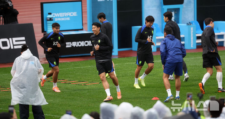 <b>축구대표팀</b> 공개훈련