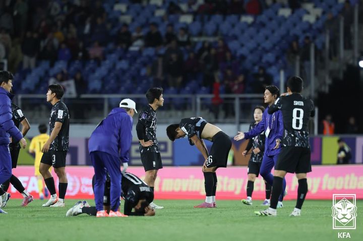 '슈팅 14개' 한국, 모로코에 1-2 패배…<b>U-20 월드컵</b> 8강 좌절(종합)