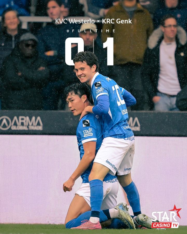 벨기에 프로축구 헹크 <b>오현규</b> 리그 4호골…팀은 1-0 승리