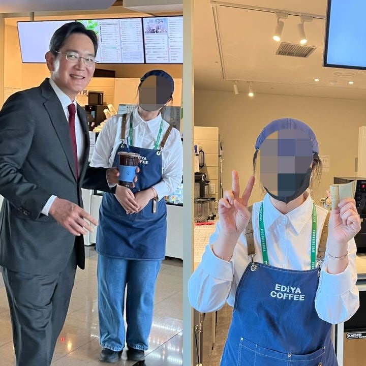 "<b>이재용 회장</b>이 <b>용돈</b> 줬다"…APEC 카페 직원 후기 <b>화제</b>