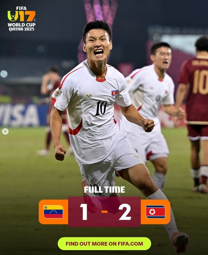 북한 축구, <b>U-17 월드컵 16강</b>에서 일본 만난다