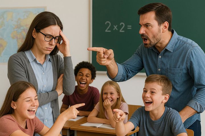 학생에게 늘상 하던 생활지도를 했단 이유로 한 학부모에게 민원을 받은 교사의 글이 온라인 커뮤니키에서 화제를 모으고 있다.2025.11.17.(사진=CHAT GPT 생성)*재판매 