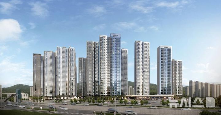 [의왕=뉴시스] '의왕 시청역 SK뷰 아이파크' 투시도. (투시도=SK에코플랜트·HDC현대산업개발 제공).2025.11.21.photo@newsis.com 