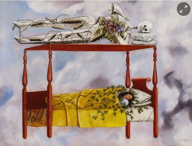 [서울=뉴시스]멕시코의 유명 여류 화가 프리다 칼로가 1940년 그린 자화상이 20일(현지시각) 뉴욕 소더비 경매에서 5470만 달러(약 806억원)에 낙찰돼 여성 화가의 경매 낙