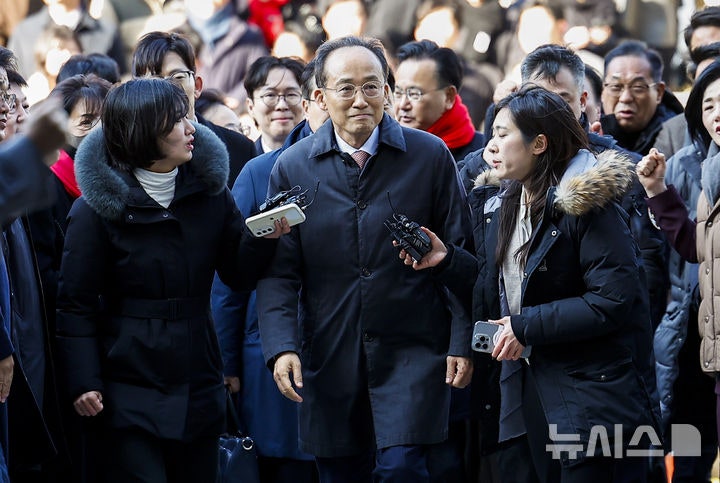 '계엄 해제 방해' <b>추경호 구속</b>심사…"법원의 공정한 판단 기대"