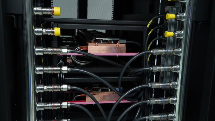 D2C 냉각장치가 실제 구현된 모습.(사진=kt 클라우드 제공) *재판매 및 DB 금지