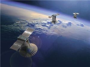 [서울=뉴시스] 초소형위성체계 형상 및 운용도.2021.09.10.(자료=방위사업청 제공) *재판매 및 DB 금지