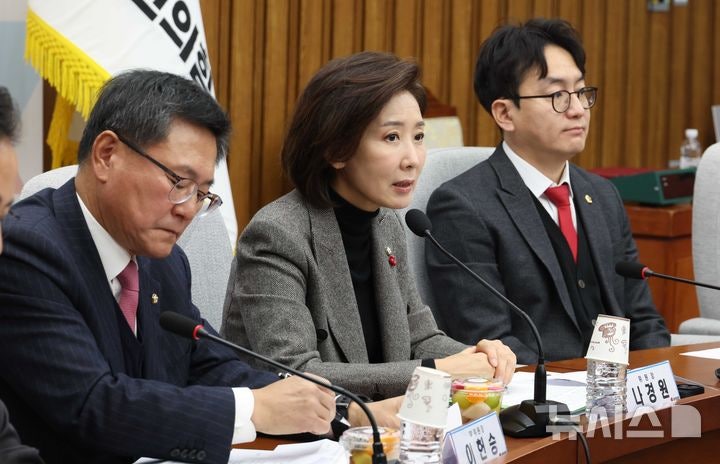 국힘 지선기획단, <b>청년</b> 지방의원 만나 "광역비례 1번은 <b>청년</b>"