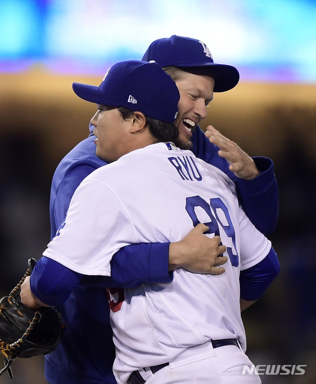 <b>류현진</b>, MLB닷컴 선정 커쇼 시대 <b>다저스 올스타 4선발</b>…야마모토 제쳐